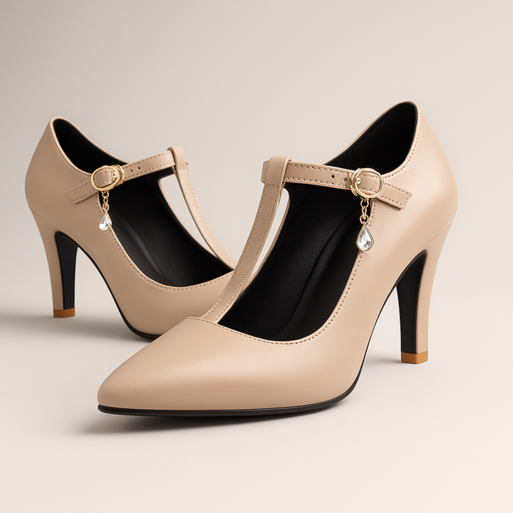 Lucia - Tacones elegante de cuero