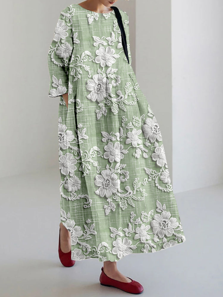 Angela - Vestido maxi suelto