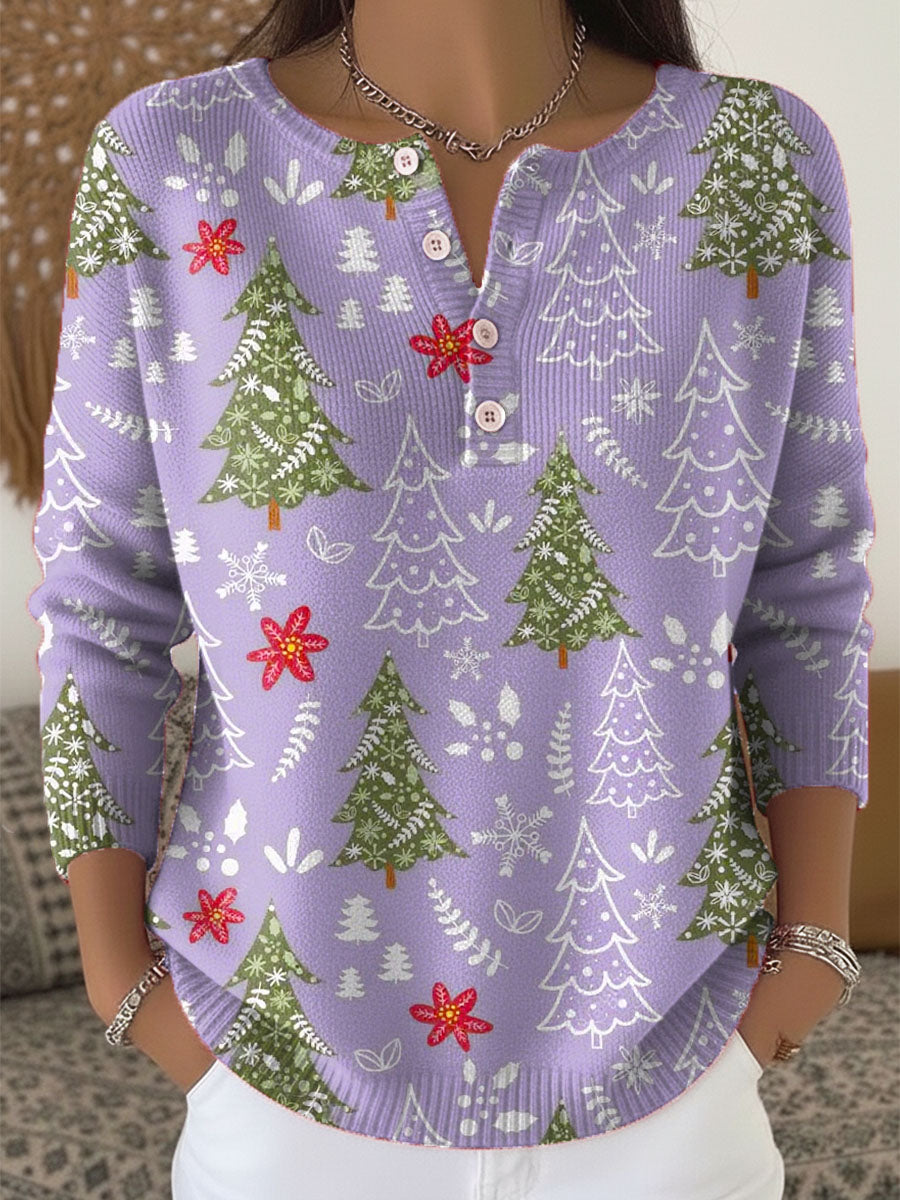 Sara - Jersey estampado de algodon