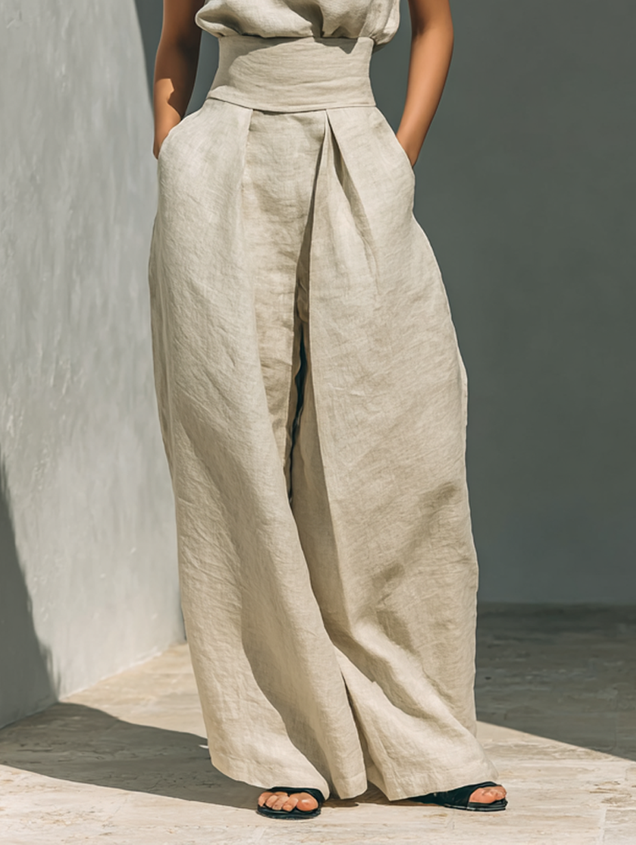 Rosa - Conjunto holgado sin mangas