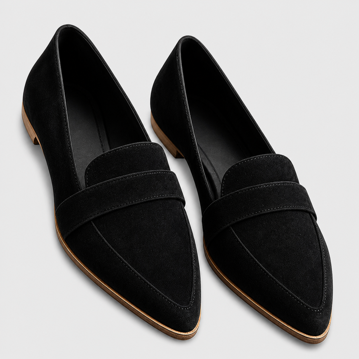 Helen - Mocasines de ante ortopédicos