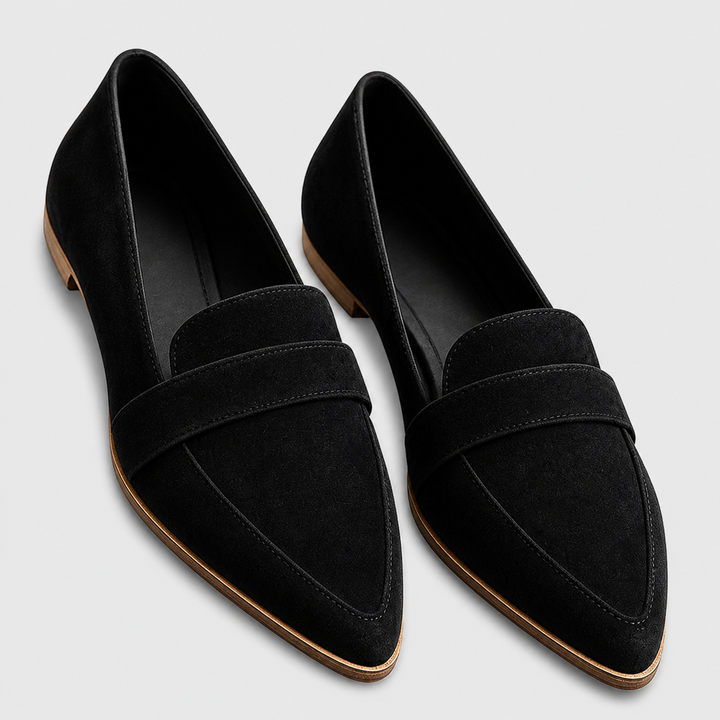 Helen - Mocasines de ante ortopédicos