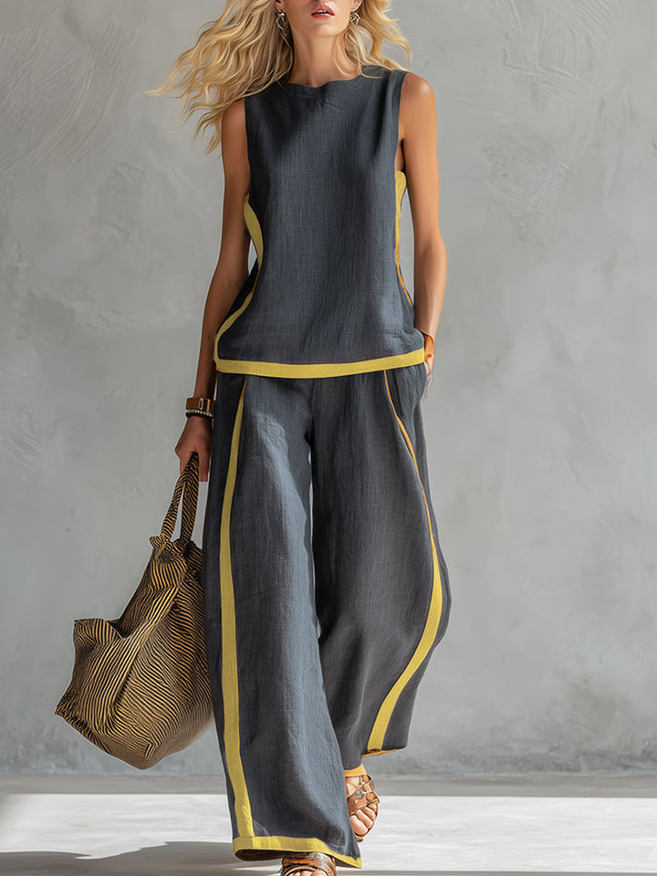 Eva - Conjunto elegante de algodon
