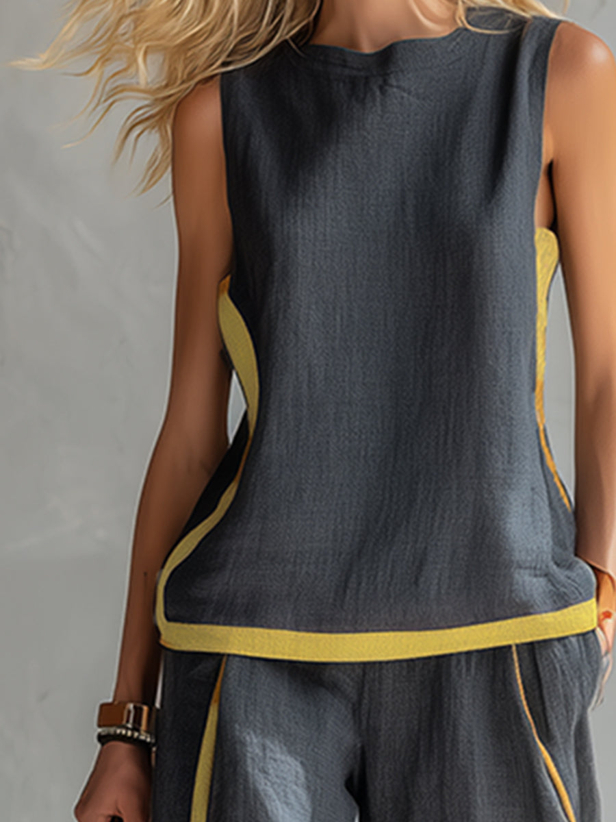 Eva - Conjunto elegante de algodon