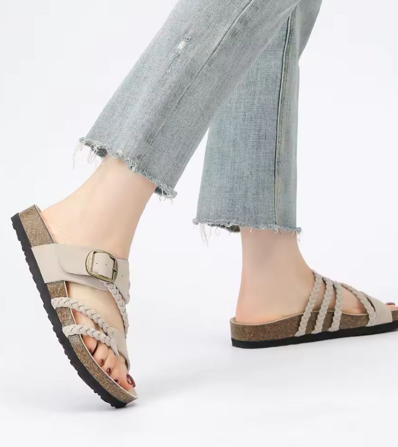 Elisa - Sandalias trenzadas