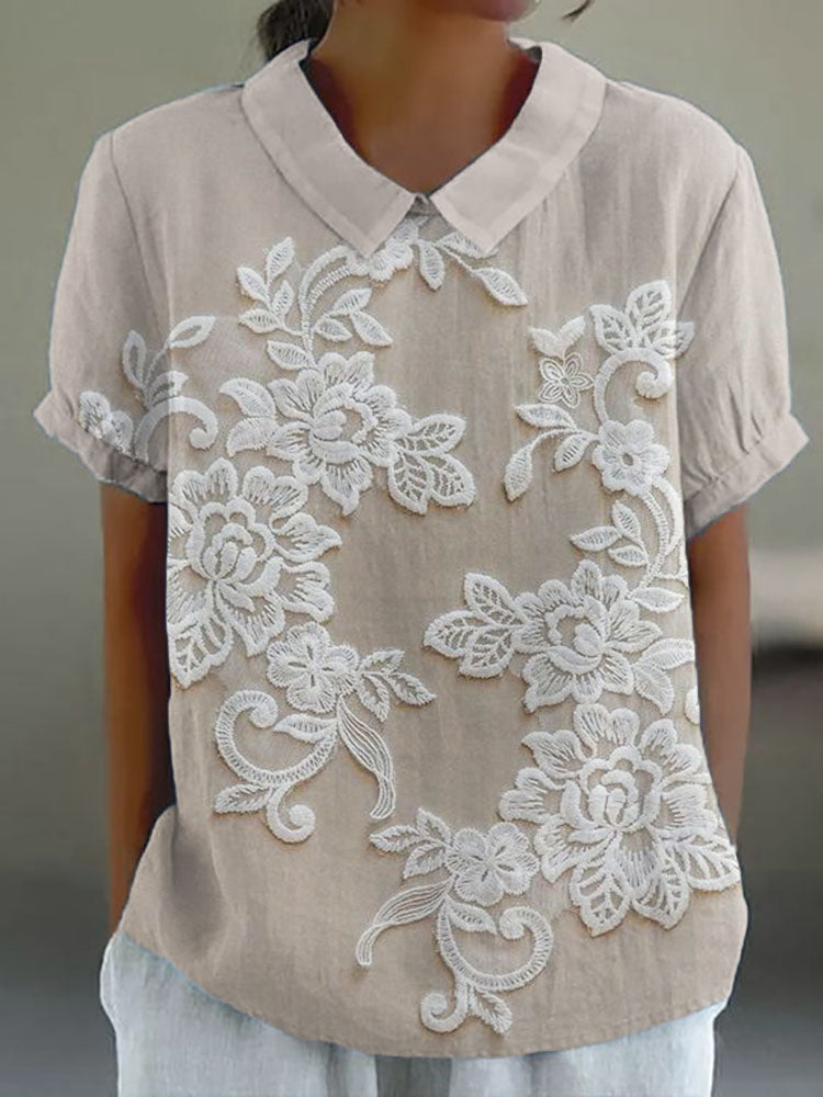 Monica - Blusa vintage floral