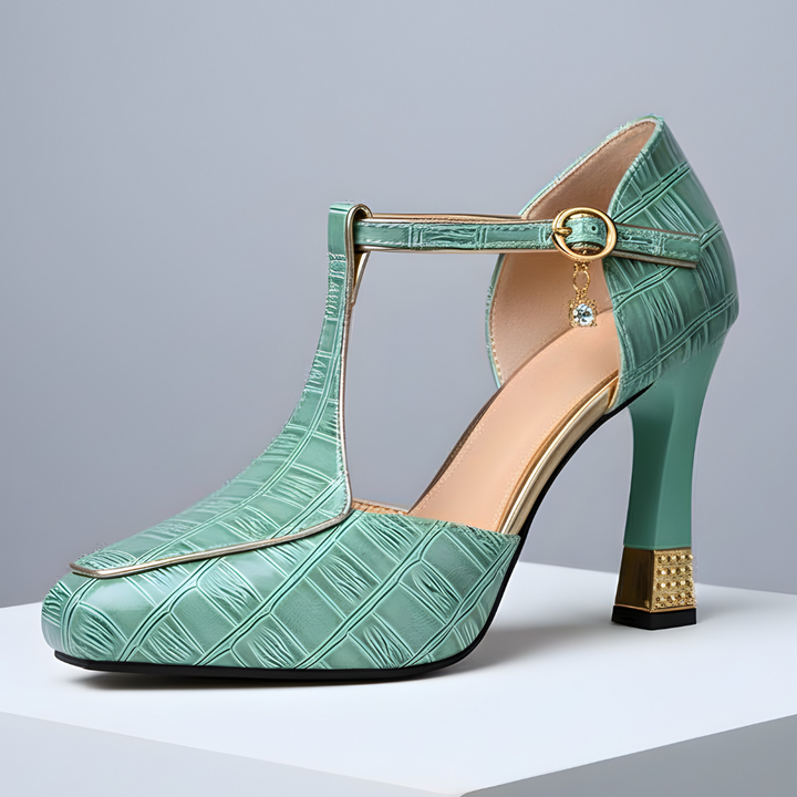Sara - Tacones elegante estampado
