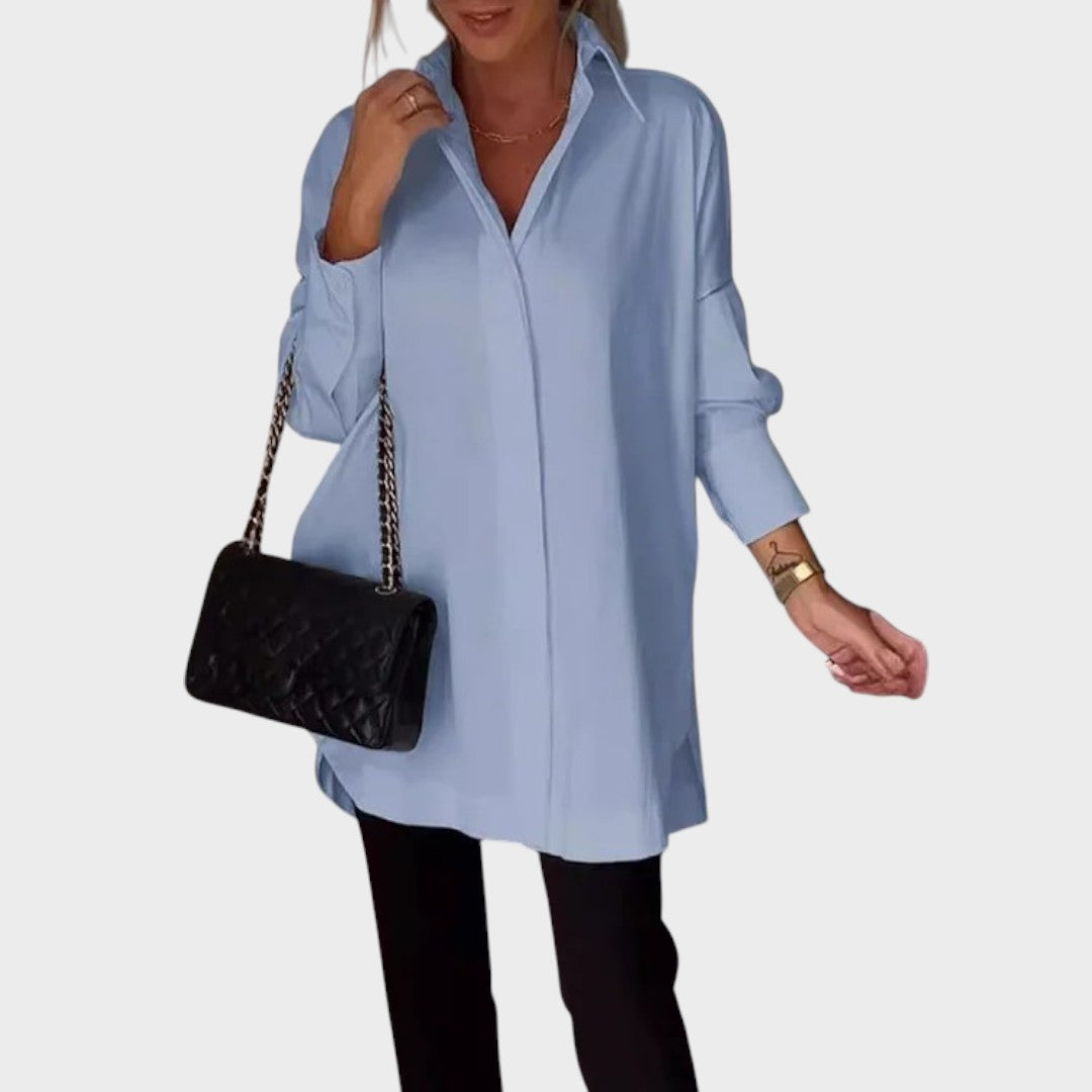 Rosa - Blusa holgado manga larga