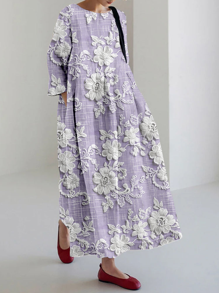 Angela - Vestido maxi suelto