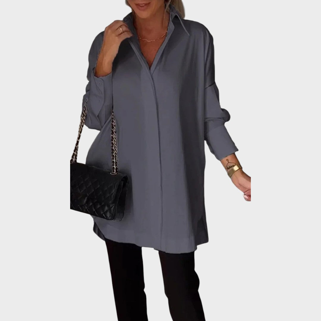 Rosa - Blusa holgado manga larga
