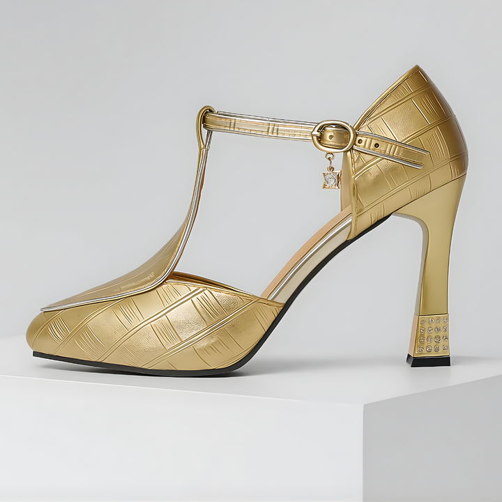 Sara - Tacones elegante estampado