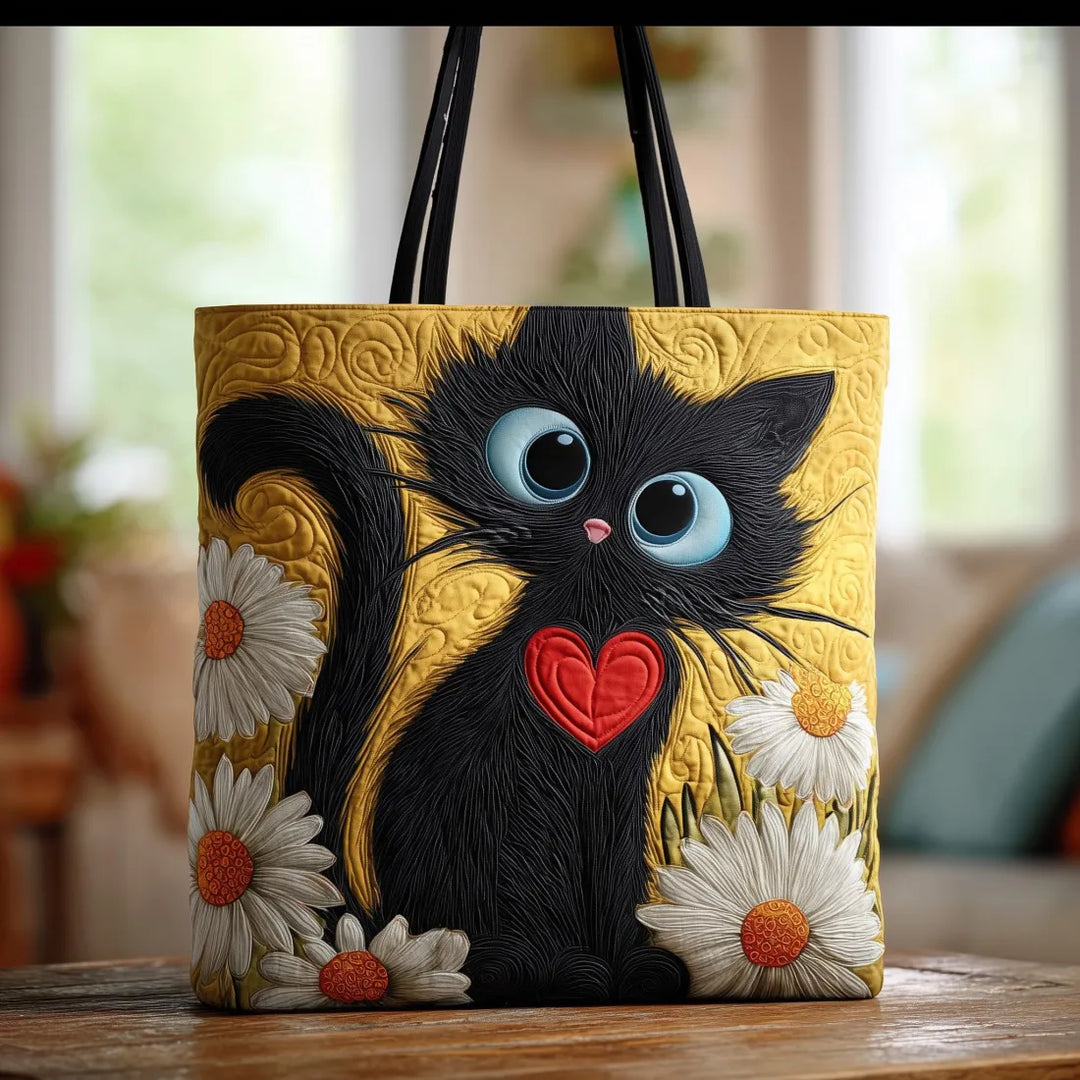 Bolso Gato Margaritas Corazón