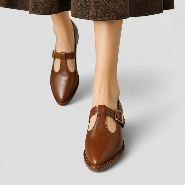 Mia - Zapatos con hebilla ortopédicos