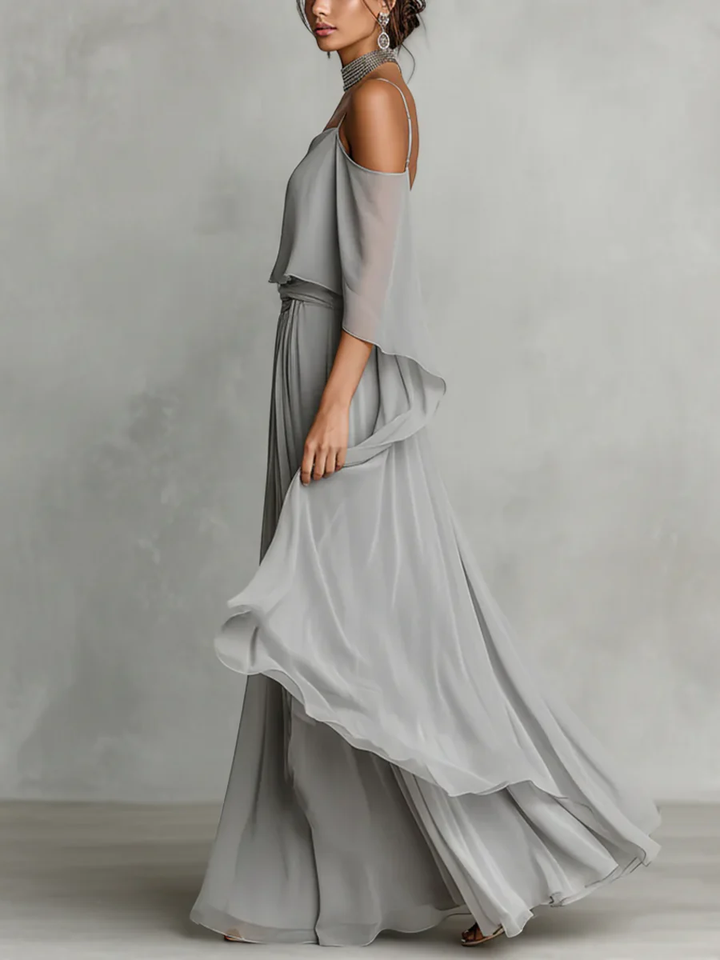 Sofia - Conjunto fluido gris