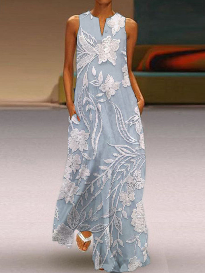 Monica - Vestido fluido sin mangas