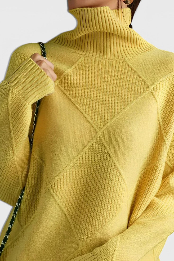 Ana - Jersey elegante cuello alto