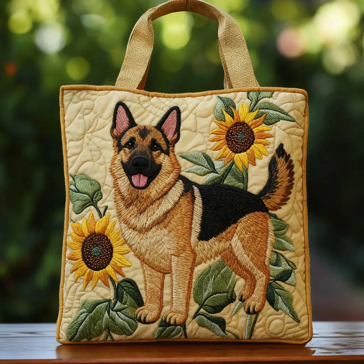 Bolso Pastor Alemán Floral