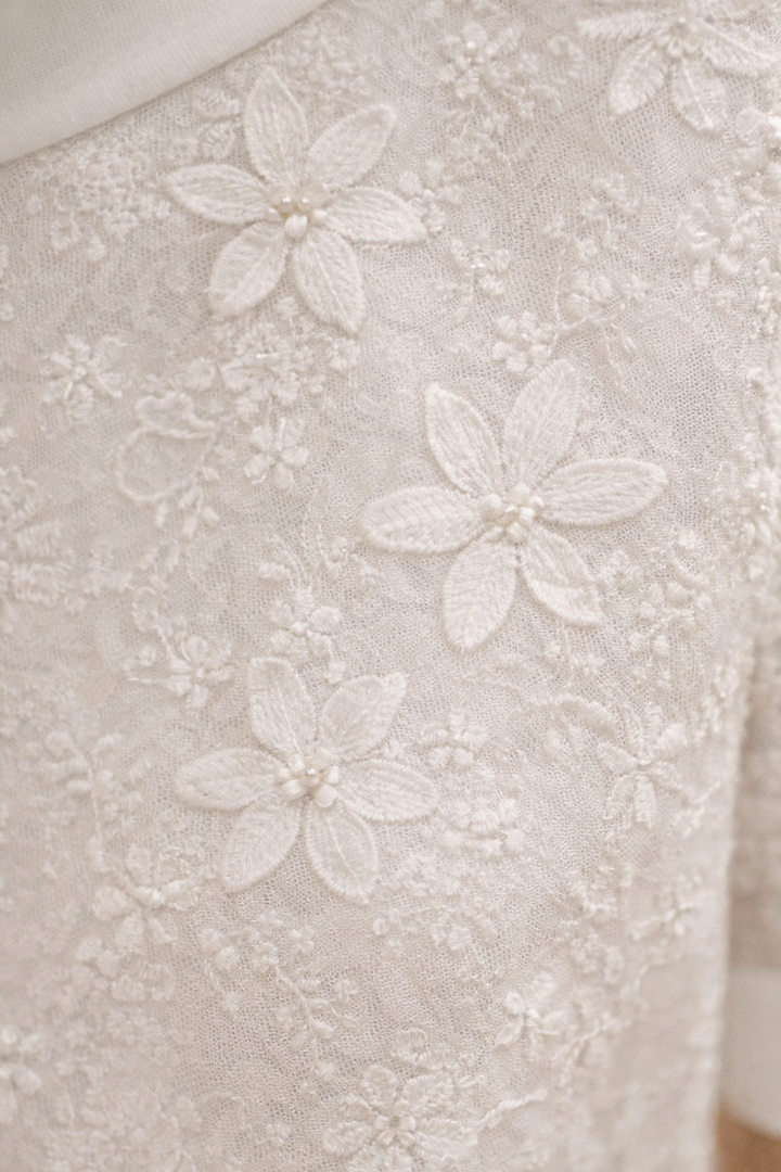 Susana - Blusa bordado estampado floral