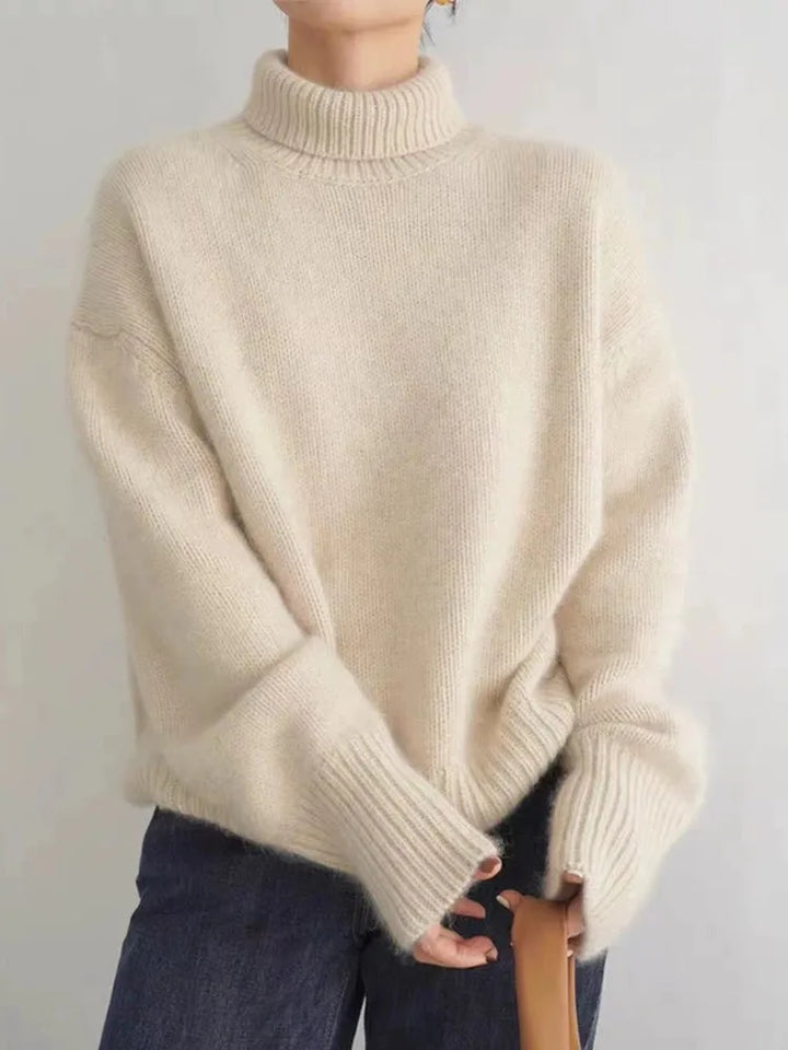 Marta - Jersey elegante cuello alto