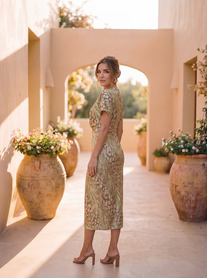 Eva - Vestido midi con lazo