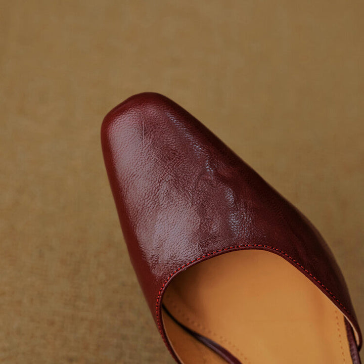Isabel - Tacones de cuero