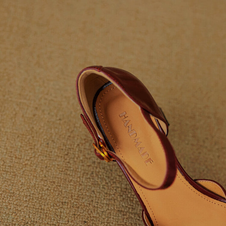 Isabel - Tacones de cuero