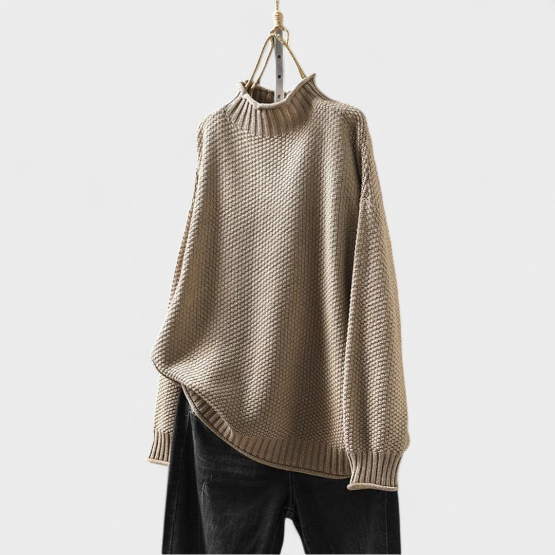 Marta - Jersey elegante cuello redondo