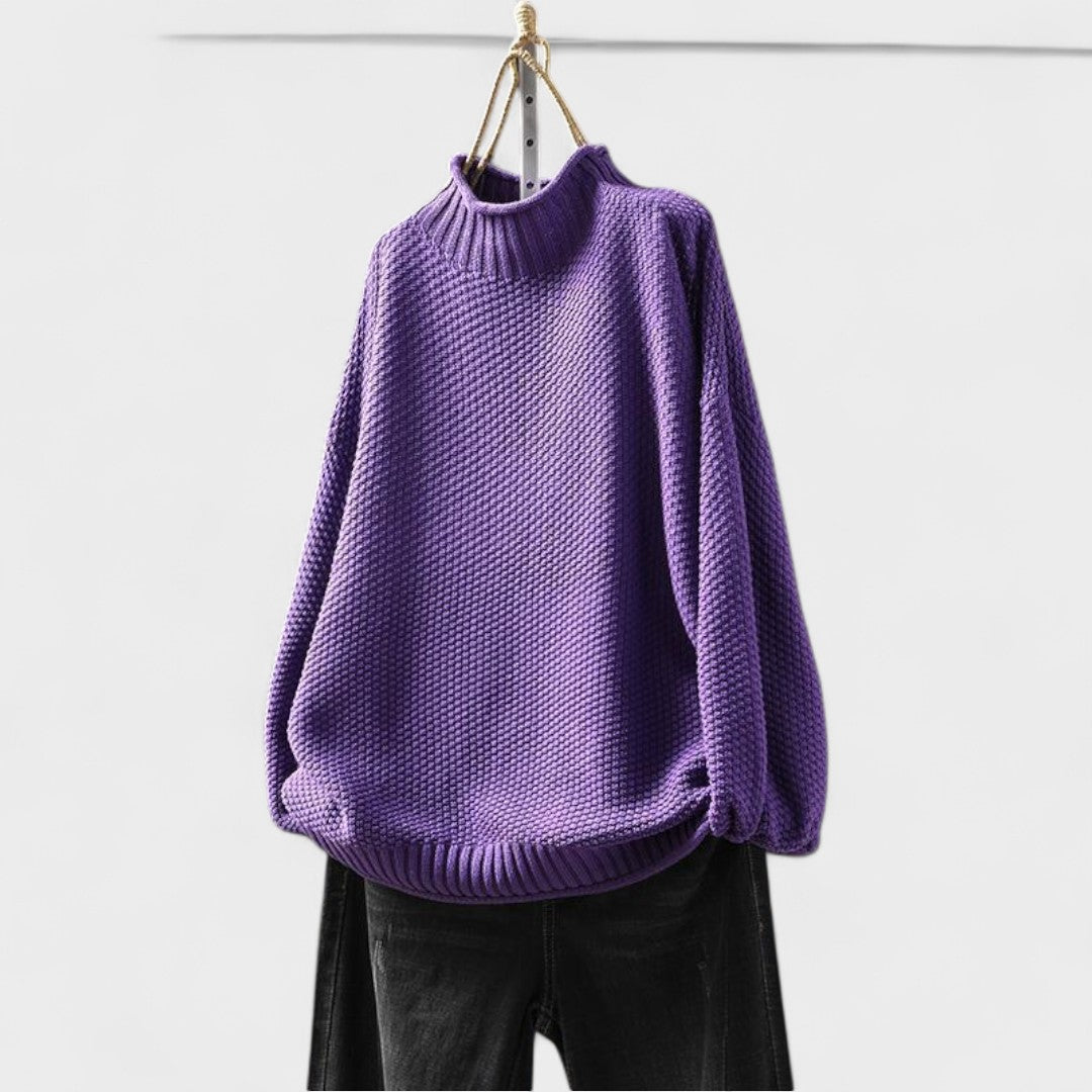 Marta - Jersey elegante cuello redondo