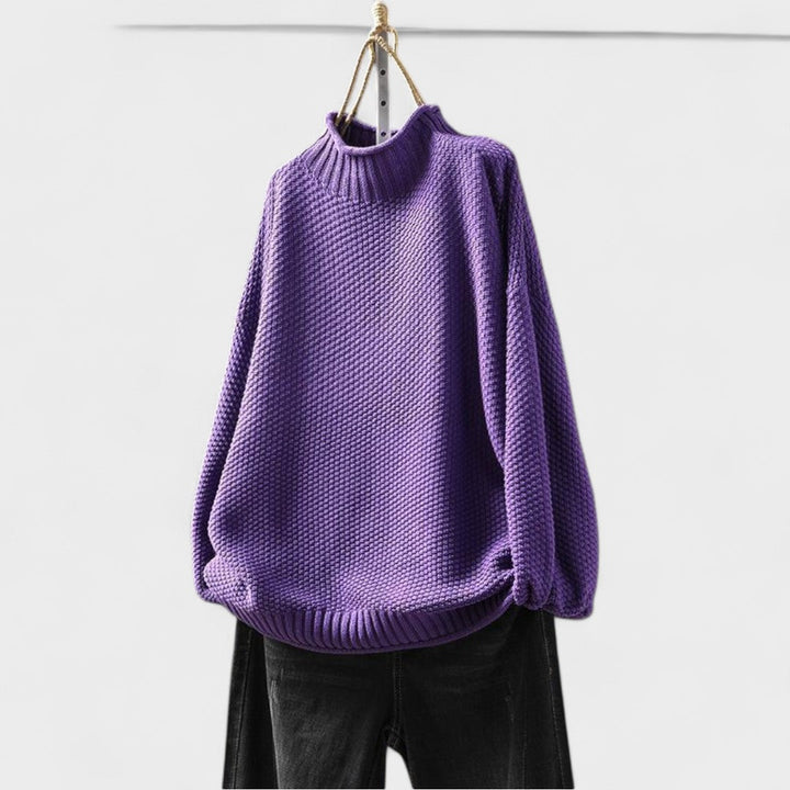 Marta - Jersey elegante cuello redondo