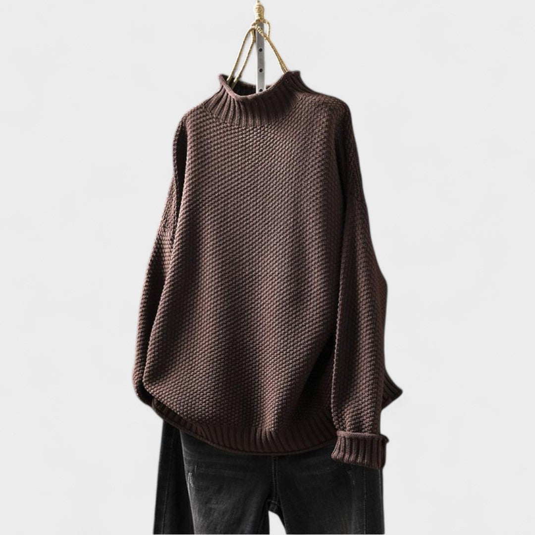 Marta - Jersey elegante cuello redondo