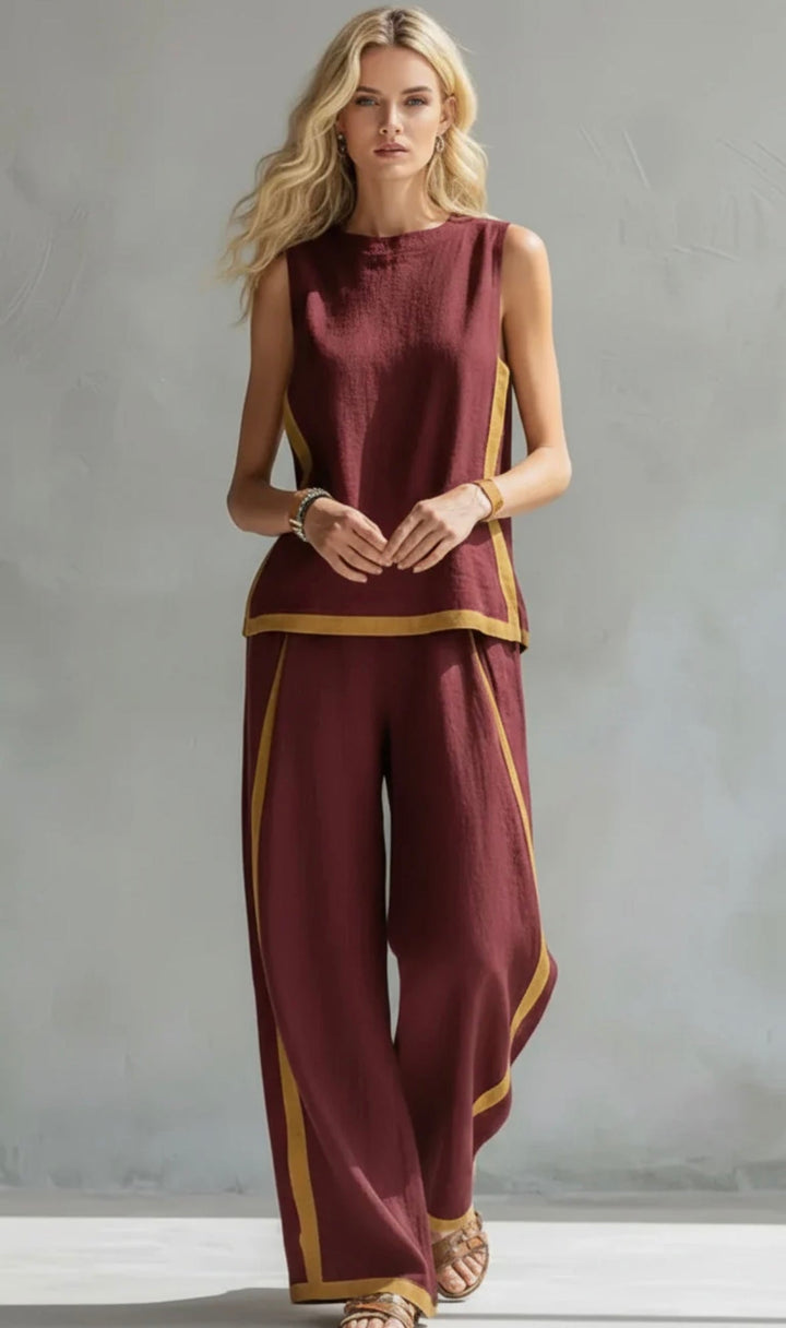 Eva - Conjunto elegante de algodon