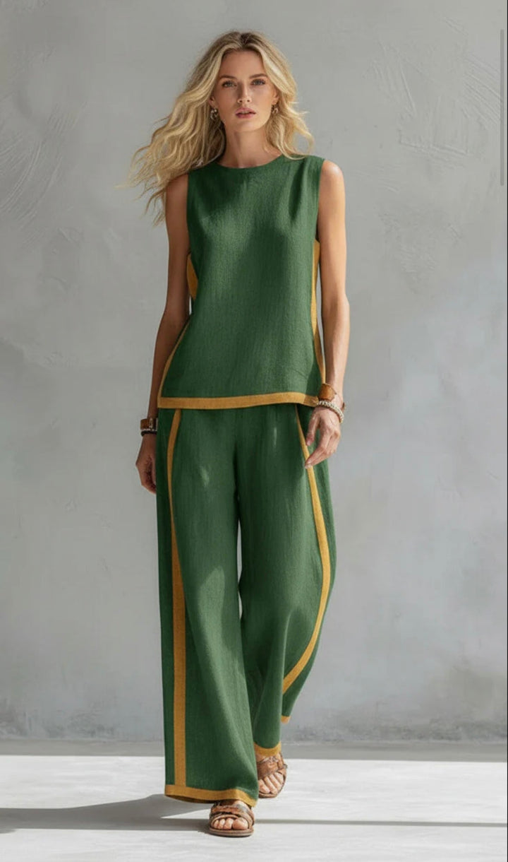Eva - Conjunto elegante de algodon