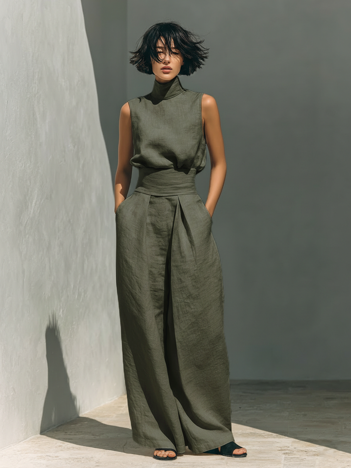 Rosa - Conjunto holgado sin mangas