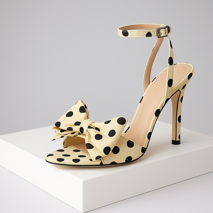 Andrea - Tacones vintage estampado