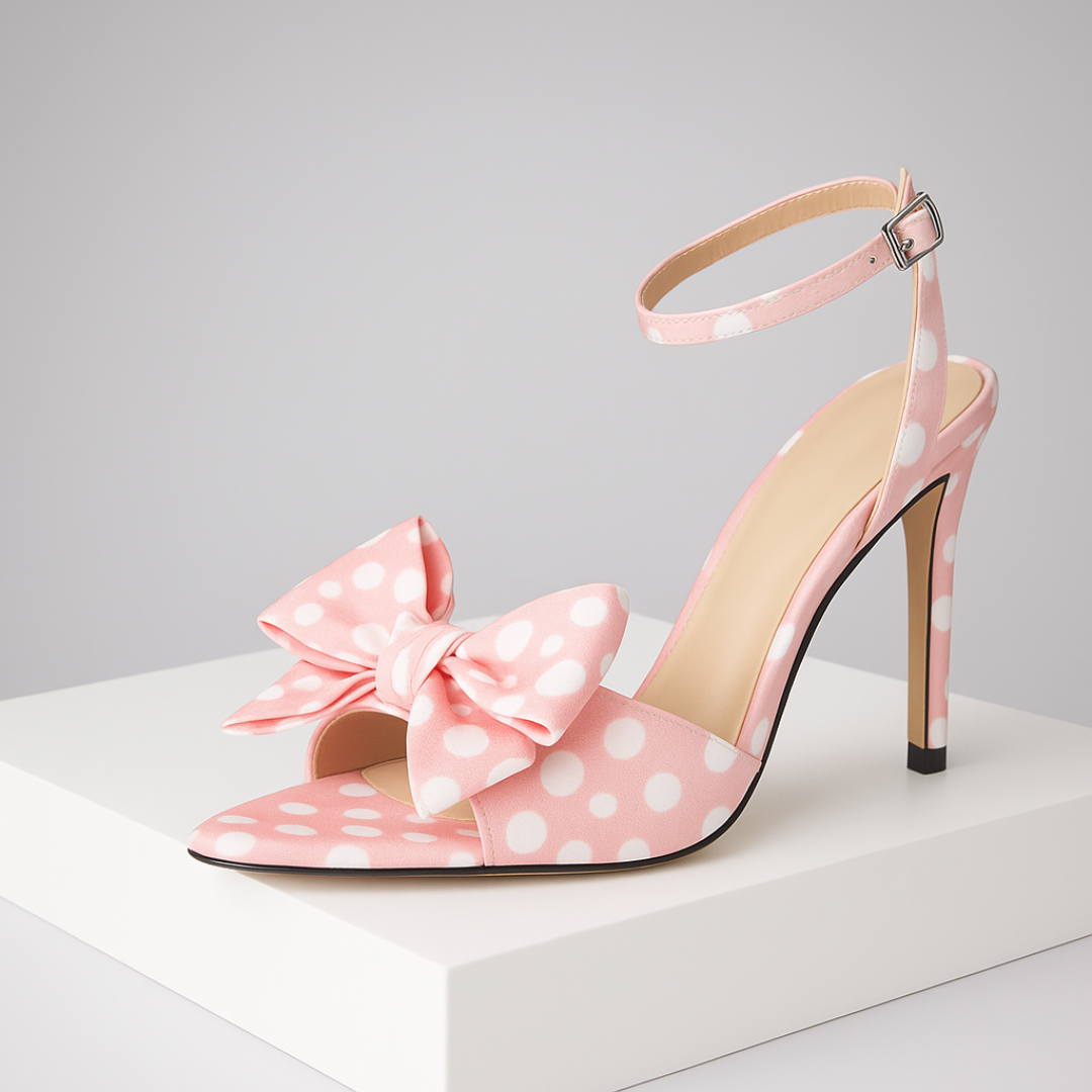 Andrea - Tacones vintage estampado