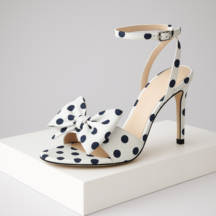 Andrea - Tacones vintage estampado