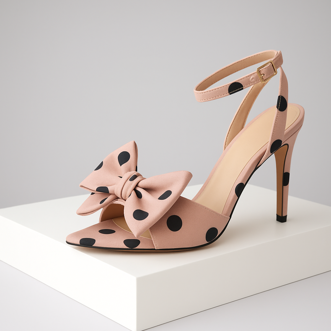 Andrea - Tacones vintage estampado