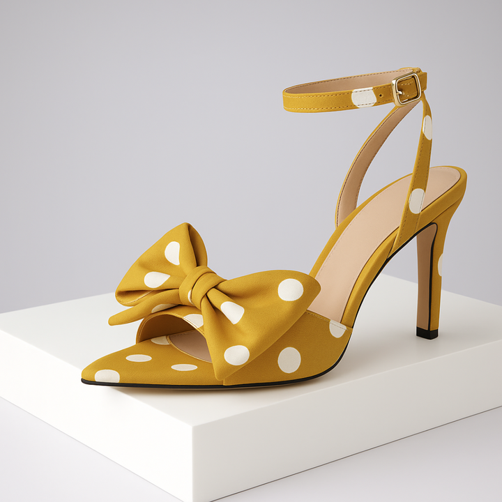 Andrea - Tacones vintage estampado