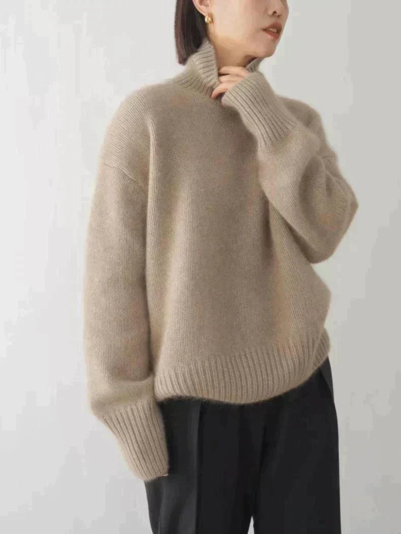 Marta - Jersey elegante cuello alto