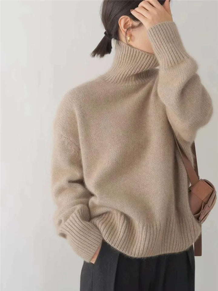 Marta - Jersey elegante cuello alto