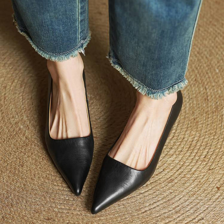Maria - Tacones elegante de cuero