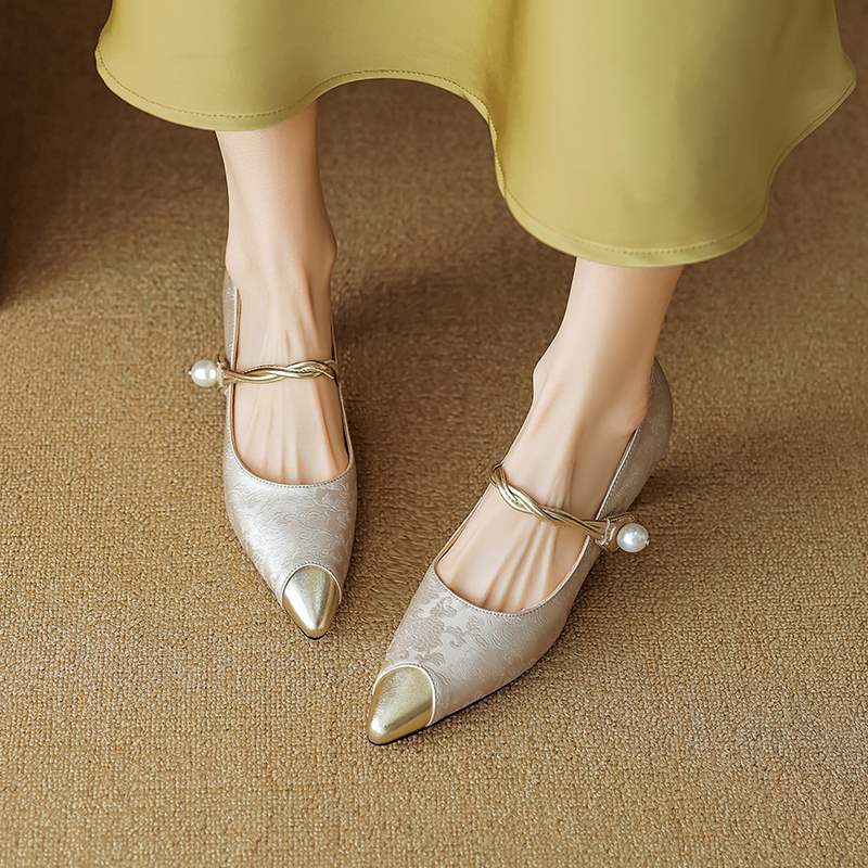 Laura - Tacones de seda
