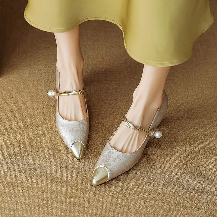 Laura - Tacones de seda