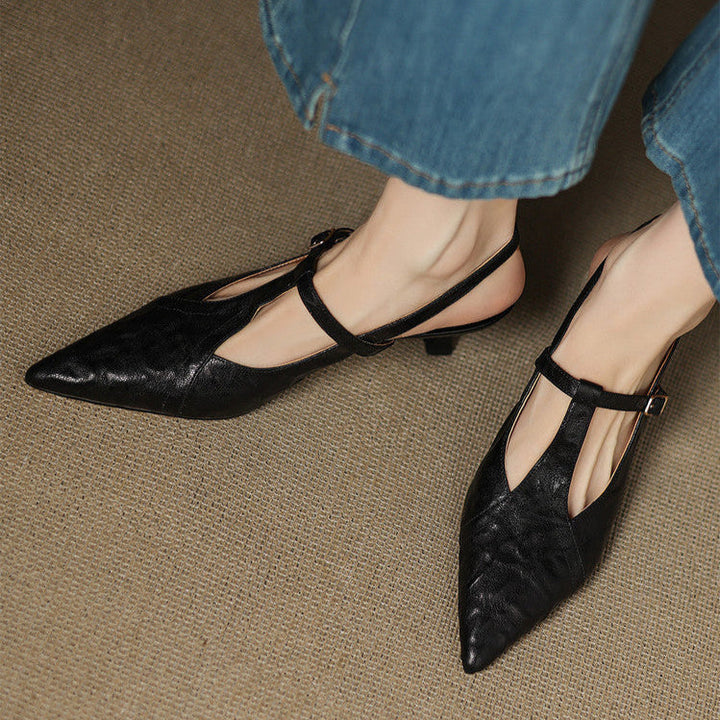 Dolores - Tacones elegante de cuero