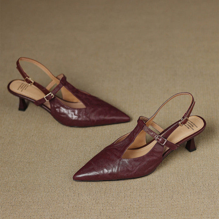 Dolores - Tacones elegante de cuero