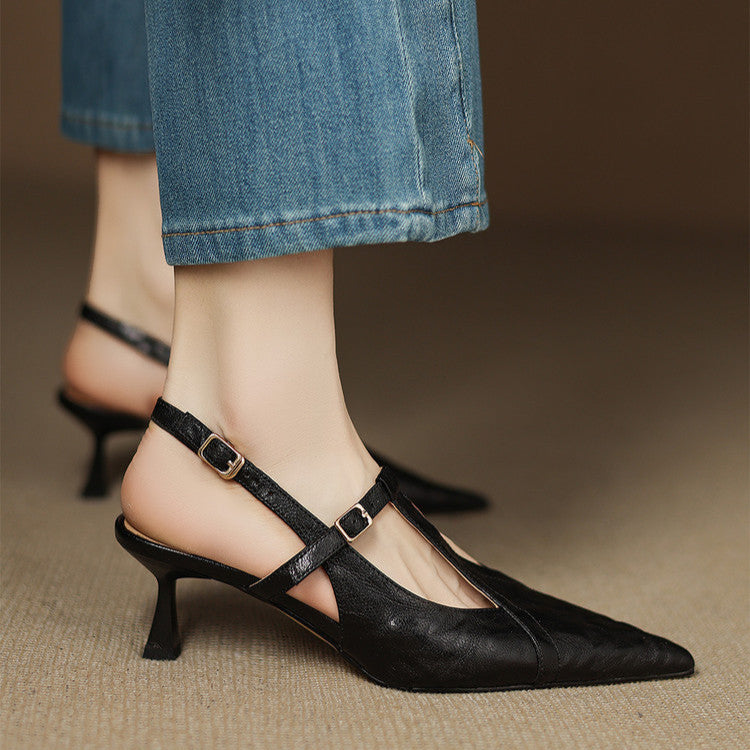 Dolores - Tacones elegante de cuero