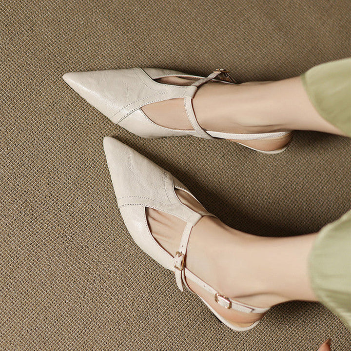 Dolores - Tacones elegante de cuero