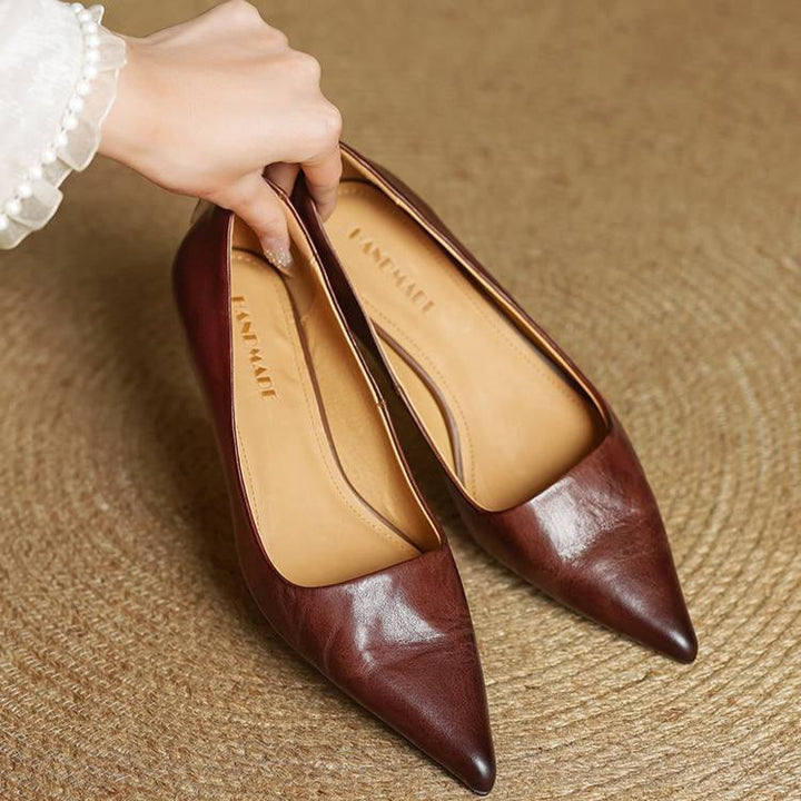 Maria - Tacones elegante de cuero