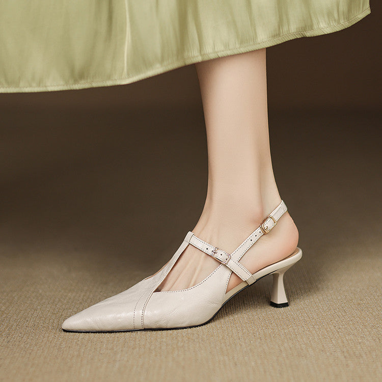 Dolores - Tacones elegante de cuero