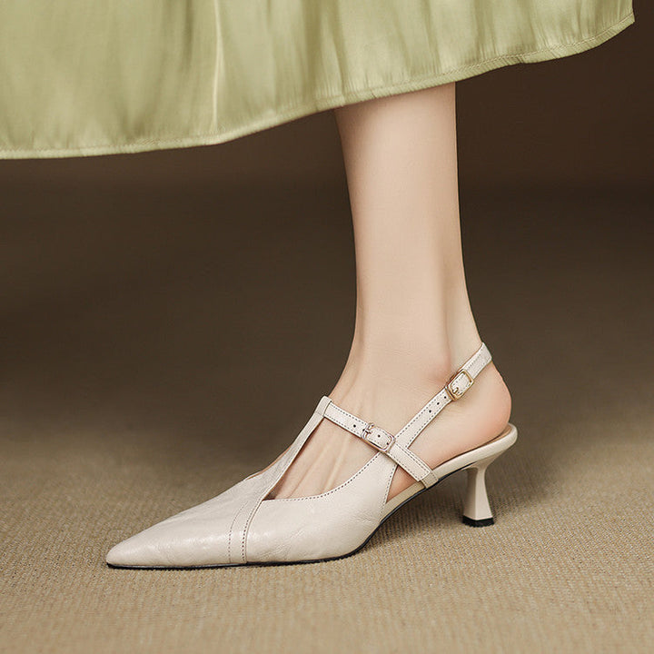 Dolores - Tacones elegante de cuero